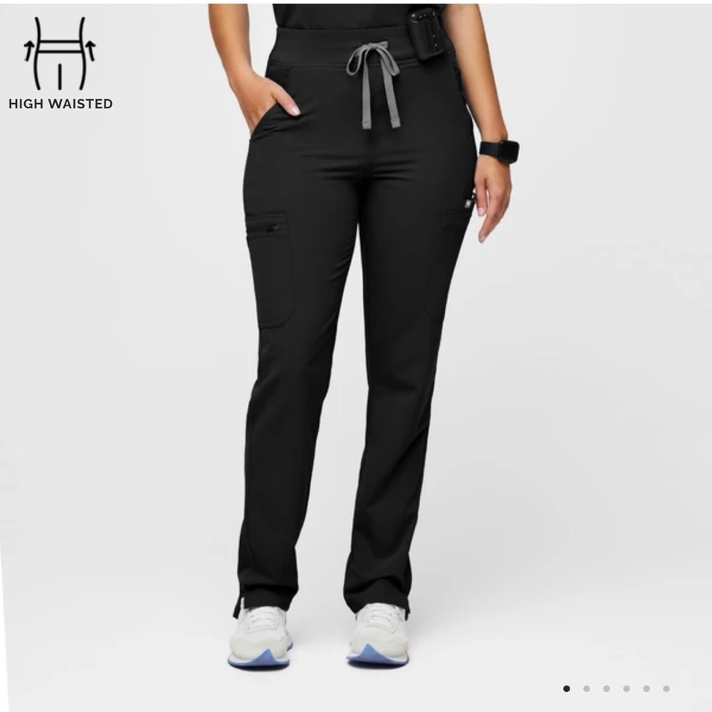 Figs High Waisted Yola Skinny Scrub Pants